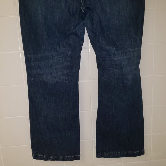 Cabelas 16 Regular Stretch Straight Leg Denim Jeans Dark Wash Blue 16R - Picture 6 of 9